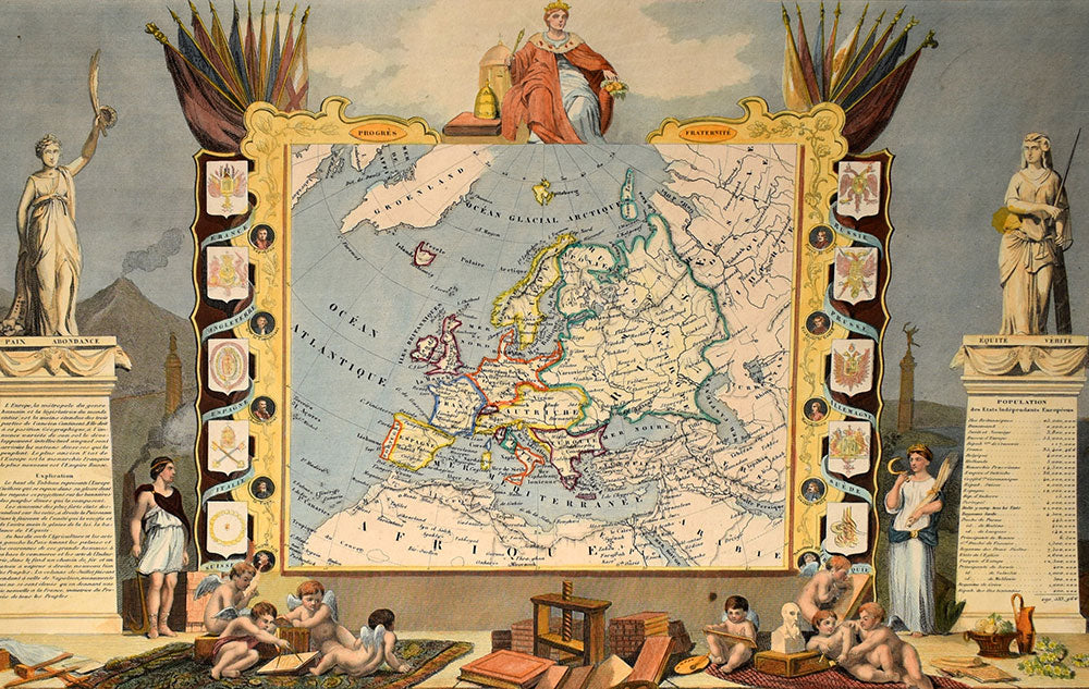 Europe | Decorative Map